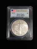 2013 US Silver American Eagle First Strike PCGS Graded MS69 1 Ounce .999 Fine Silver Dollar