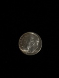 1956 United States Roosevelt Dime - 90% Silver Coin BU Grade
