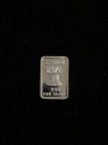 1 Gram .999 Fine Silver Liberty Bell Bullion Bar