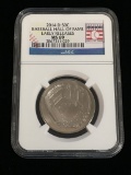 2014-D 50C Baseball Hall of Fame Early Releases NGC Graded MS69 US Half Dollar Coin