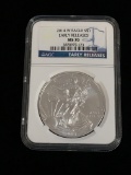 2014-W US Silver American Eagle Early Releases NGC Graded MS70 1 Ounce .999 Fine Silver Dollar