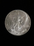 1 Troy Ounce .999 Fine Silver 1986 United States American Silver Eagle Bullion Coin