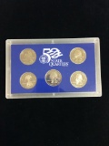 2002 United States Mint 50 State Quarters Proof Set (5 Coins)