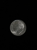 1954 United States Silver Roosevelt Dime - 90% Silver Coin - BU Grade