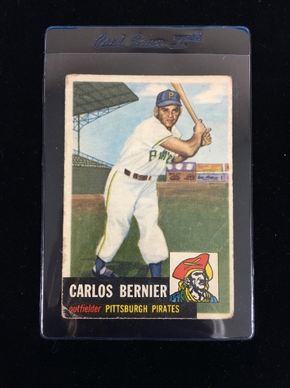 1953 Topps #243 Carlos Bernier Pirates Baseball Card