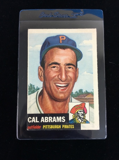 1953 Topps #98 Cal Abrams Pirates Baseball Card