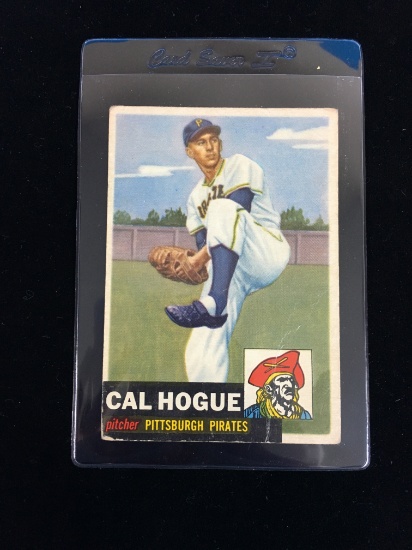 1953 Topps #238 Cal Hogue Pirates Baseball Card