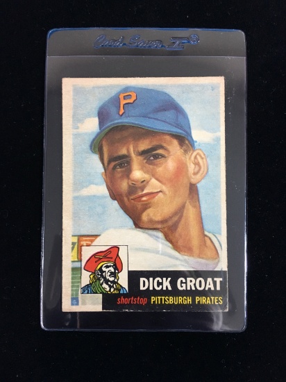 1953 Topps #154 Dick Groat Pirates Baseball Card