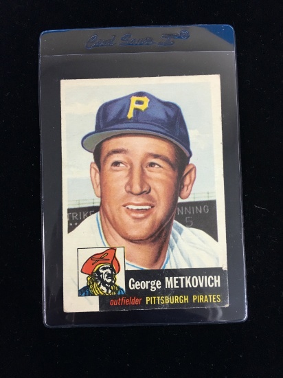 1953 Topps #58 George Metkovich Pirates Baseball Card