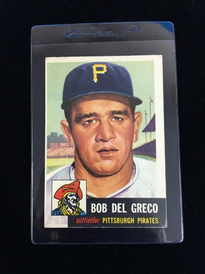 1953 Topps #48 Bob Del Greco Pirates Baseball Card