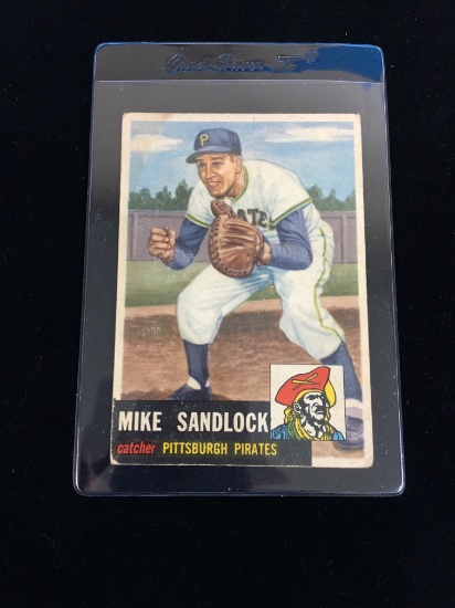 1953 Topps #247 Mike Sandlock Pirates Baseball Card