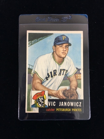 1953 Topps #222 Vic Janowicz Pirates Baseball Card