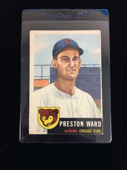1953 Topps #173 Preston Ward Cubs Baseball Card