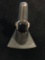 JJ Sterling Silver Ring W/ Black Onyx & Marcasite - Size 6.75