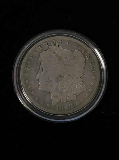 1898-S United States Morgan Silver Dollar - 90% Silver Coin