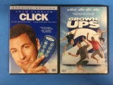 2 Movie Lot: ADAM SANDLER: Click & Grown Ups 2 DVD