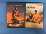 2 Movie Lot: ADAM SANDLER: The Waterboy & 50 First Dates DVD