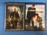 2 Movie Lot: WILL SMITH: I Am Legend & The Pursuit of Happyness DVD