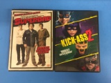 2 Movie Lot: CHRISTOPHER MINTZ-PLASSE: Superbad & Kick-Ass 2 DVD