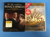 2 Movie Lot: HELEN BONHAM CARTER: The King's Speech & Big Fish DVD