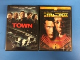 2 Movie Lot: BEN AFFLECK: The Town & The Sum Of All Fears DVD