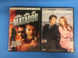 2 Movie Lot: PIERCE BROSNAN: The Matador & Laws of Attraction DVD