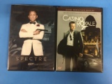 2 Movie Lot: DANIEL CRAIG: 007 Spectre & 007 Casino Royale DVD