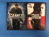 2 Movie Lot: GERARD BUTLER: Gamer & Law Abiding Citizen DVD