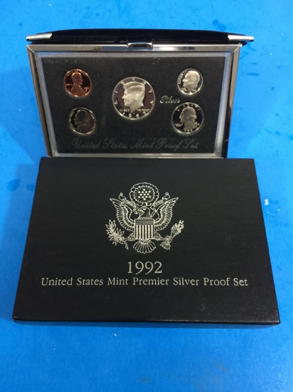 1992 United States Mint Premier Silver Proof Set - RARE