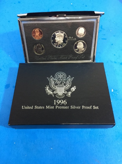 1996 United States Mint Premier Silver Proof Set - RARE