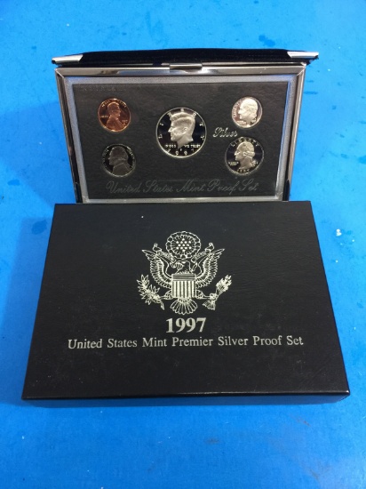1997 United States Mint Premier Silver Proof Set - RARE