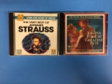 2 CD Lot: Strauss: The Very Best of Johann Strauss & Johann Strauss' Greatest Hits CD