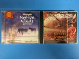 2 CD Lot: Native American Collection: Native Winds & North Sounds CD