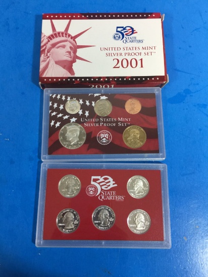 11/29 US Mint Silver Proof Set & Coin Auction