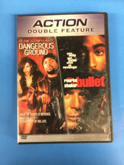 Action Double Feature - Dangerous Grounds & Bullet DVD