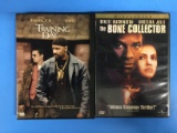 2 Movie Lot: DENZEL WASHINGTON: Training Day & The Bone Collector DVD