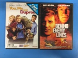 2 Movie Lot: OWEN WILSON: You Me and Dupree & Behind Enemy Lines DVD