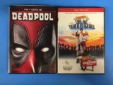 2 Movie Lot: RYAN REYNOLDS: Deadpool & National Lampoon's Van Wilder DVD