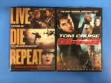 2 Movie Lot: TOM CRUISE: Edge of Tomorrow & Mission Impossible 3 DVD