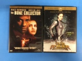 2 Movie Lot: ANGELINA JOLIE: The Bone Collector & Lara Croft Tomb Raider Cradle DVD