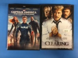 2 Movie Lot: ROBERT REDFORD: Captain America The Winter Soldier & The Clearing DVD