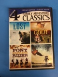 4 Family Adventure Classics - Lost In the Barrens, Rugged Gold, Bakers Hawk & More! DVD