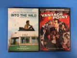 2 Movie Lot: WILLIAM HURT: Into The Wild & Vantage Point DVD