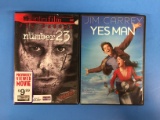 2 Movie Lot: JIM CARREY: The Number 23 & Yes Man DVD