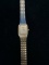 Vintage Seiko Gold Tone Women's Watch with Gold Tone Band