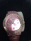 Pink Watch with Clear Pink Band