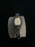 Women's Gloria Vanderbilt Silver Tone Watch w/ Diamond