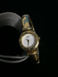 Women's Citizen Quartz Gold Tone Cuff Bracelet Style Watch
