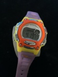 Yellow Orange and Purple Tone Women's Digital Watch - RUNS