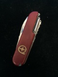 Quasar 11-Function Folding Pocket Knife (Swiss Army Style)